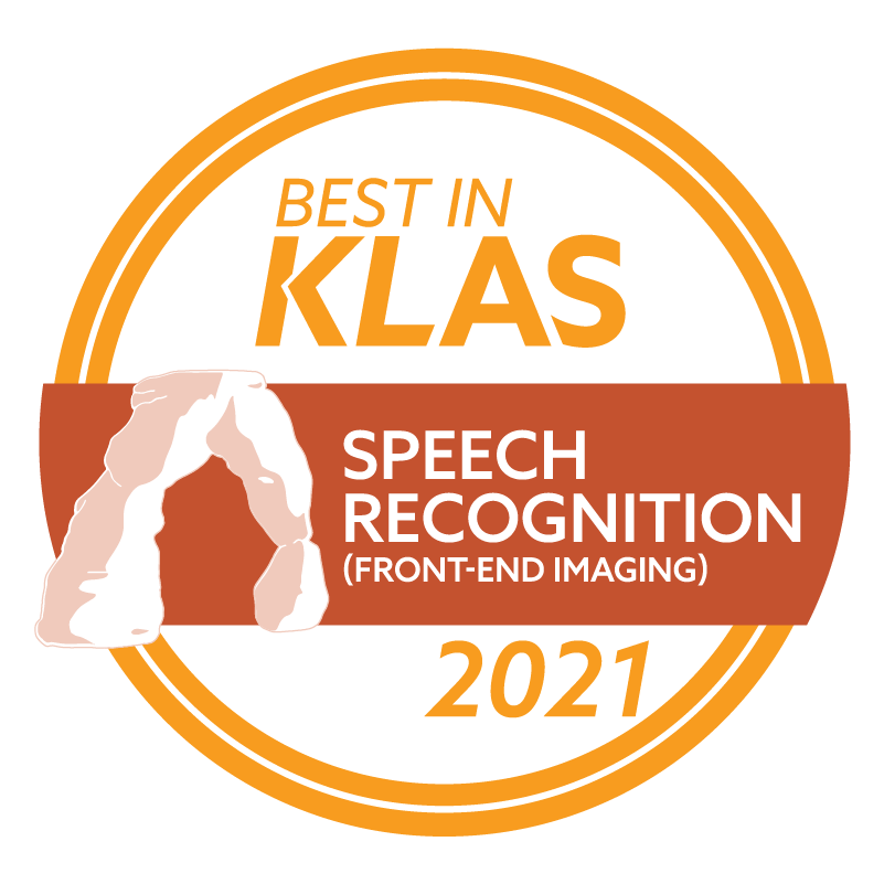 2021 – BEST in KLAS Speech Rec